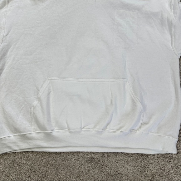 Lonely Ghost Women’s Ghostly Florals Sweatshirt Hoodie Pullover in White XXL - Picture 4 of 16